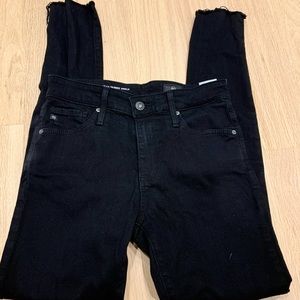 AG raw hem Farrah high waisted Jeans